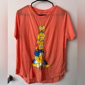 The Simpsons Coral women’s  Graphic Tee